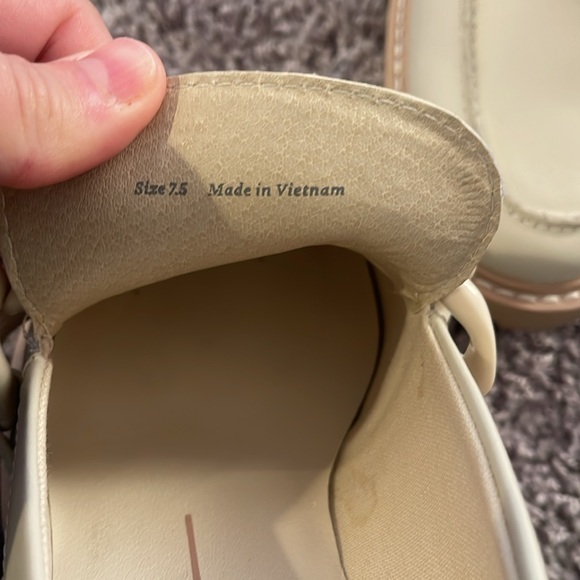 Dolce Vita Women's White Loafers - Picture 6 of 7